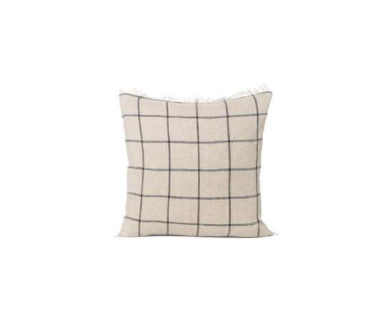Calm Cushion with Filling - Camel / Black