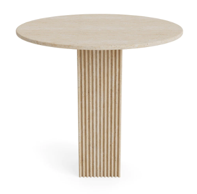 Soho Side Table - Travertine
