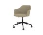 Rely Armchair HW56 Fully & seat upholstered Black 5-star swivel base Castors Ecriture 0240