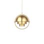 Multi-Lite Pendant Lamp Small Ø22.5 - Brass/Shiny Brass