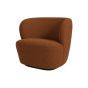 Stay Lounge Chair L Black Base - Fully Upholstered Grain Gabriel 61254