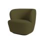 Stay Lounge Chair L Black Base - Fully Upholstered Grain Gabriel 68259