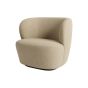 Stay Lounge Chair L Black Base - Fully Upholstered Grain Gabriel 61252