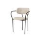 Coco Dining Armchair - Black Matt Base - Full Upholstery Tempt 61169