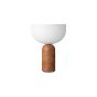 Kizu Portable Lamp - Breccia Pernice Marble / White Acrylic