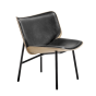Dapper Chair - Black Legs/Oak/Upholstery Sence-Black