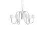 Apollo Chandelier 745 - White Opal Glass