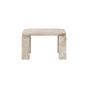 Atlas Coffee Table 60 x 60 CM - Unfilled Travertine