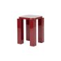 Atlas Stool - Burgundy