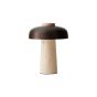 Reverse Portable Lamp - Travertine
