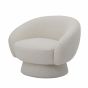 Ted Lounge Chair - Polyester White