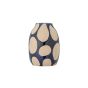 Bashir Vase Ø14 - Blue Stoneware