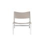Union Easy Chair - Aluminum / Sandstone Linen
