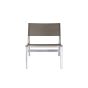 Union Outdoor Easy Chair - Aluminum / Taupe Mesh