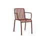 Palissade Armchair - Iron red powder coated steel