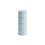 Column Candle-Large-Light blue with blue grid check