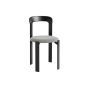 Rey Chair - Deep Balck/Upholstery (Steelcut Trio 124)