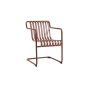 Palissade Cantilever Dining Armchair - Iron Red