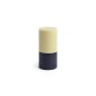Silo Candle Large - Lime White and Midnight Blue