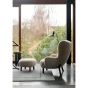 Pouf ATD1 Oiled oak legs Felt gliders Fiord 521