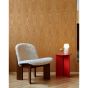 Chisel Lounge Chair - Water-based lacquered walnut - Upholstery Remix 996