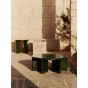 Deya Coffee Table - Ø80 - Dark Green