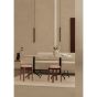 Eave 200 Dining Sofa - Upholstery (Audo Boucle 02)