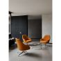 Rely Lounge Chair HW139 High Back with Arms - Bronzed 4-star Swivel Base / Upholstery Karakorum 001