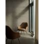 Rely Lounge Chair HW140 High Back with Arms - Bronzed Tube Base / Upholstery Yoredale UDA30