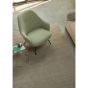 Rely Lounge Chair HW140 High Back with Arms - Black Tube Base / Upholstery Re-Wool 0218