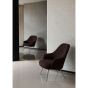 Rely Lounge Chair HW140 High Back with Arms - Black Tube Base / Upholstery Re-Wool 0218