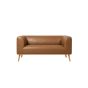 Field Sofa 2-Seater - Light Oak Legs, Upholstery Nube 25