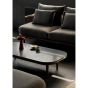 Fly Coffee Table SC5 L120 W60 H26 cm Smoked oiled oak base Marble - Nero Marquina