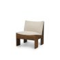 Tenon Lounge Chair - Fumed Oak Legs / Upholstery Drake 002 Spacedust