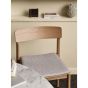 Betty Side Chair TK3 Seat upholstered Lacquered solid oak frame Tailor Leather Cognac