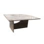 Travertine Marble Coffee Table - Grey