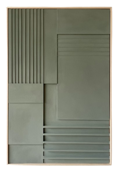 Relief In Oak Frame 73X113 SH:03:02 - Ancoats