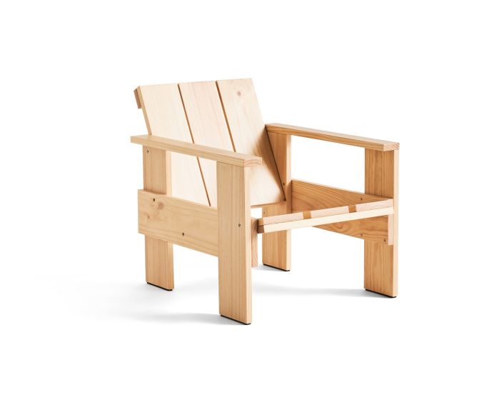 Crate Lounge Chair - Lacquered Pinewood