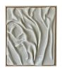 Clay Artwork In Oak Frame 40X50 SH:07:03-1 - White