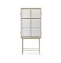 Haze Vitrine Reeded Glass Registered Design - Cashmere