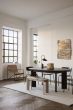 Herman Dining Chair - Black Legs/Red Brown