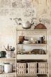 Ceramic Basket Large - Off-White