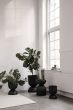 Hourglass Pot Metal Large H73cm - Black