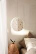 Dots Embroidered Textile Lampshade
