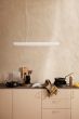 Vuelta Pendant 100 LED with Dimmer - White/Brass