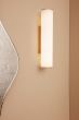 Vuelta Wall Lamp 40 LED with Dimmer - White/Brass