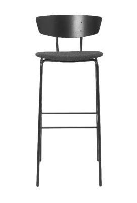 Herman Bar Chair High - Black