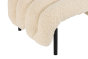 Puffy Ottoman - Eggshell/Black Grey PC, by Faye Toogood