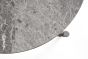 Rebar Side Table Ø45 x H40.5 - Fossil Grey Powder Coated Steel Frame/Grey Marble Tabletop