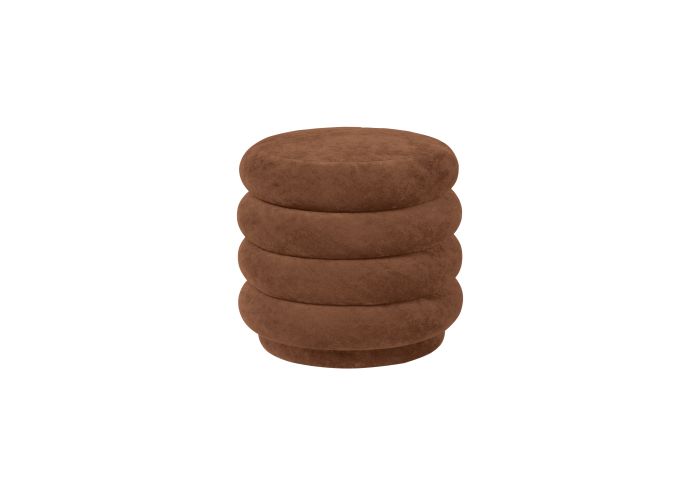 Pouf Round Grain - 61252